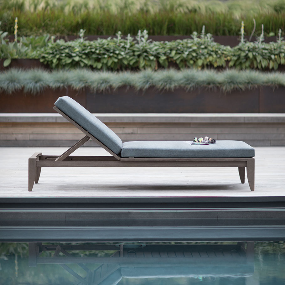 PAINTED, PATINATED OR WEATHERED FINISHED TEAK